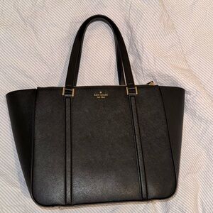 Kate Spade Black Leather Tote